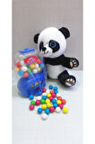 2 Si 1 Arada / Sevimli Panda 15 Cm Ve Mavi Jackpot Sakız Makinesi