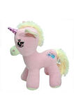 Sevimli Pembe Peluş Unicorn Pony At 40 Cm