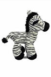 Sevimli Çizgili Peluş Zebra 28 Cm - Hediyelik Uyku Ve Oyun Arkadaşı Peluş Eşek Zebra Oyuncak