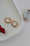 Rose Gold Top Detaylı Halka Küpe – Günlük Kullanıma Uygun, Dayanıklı Tasarım Top Detaylı Rose Halka Küpe | Günlük ve Şık