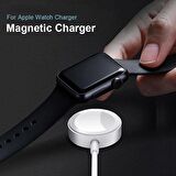 Manyetik Kablosuz Akıllı Saat Hızlı Şarj Cihazı Type-C girişli Apple Watch Serisi 8/7/SE/6/5/4/3/2/1-1M Kablo ile Uyumlu