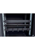 19'' 1U 2 BÖLMELİ FIRÇALI  ORGANİZER(10 ADET)