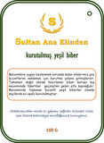 KURUTULMUŞ YEŞİL BİBER 100G