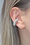 İncili Sıkıştırma Kıkırdak Küpe Earcuff