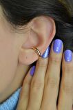 Düz Sıkıştırmalı Kıkırdak Küpesi Earcuff