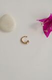 Zirkon Gold ince Sıkıştırmalı kıkırdak küpesi Earcuff