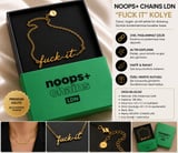 Hoops + Chains LDN Fuckit Chain – Gold Statement Kolye