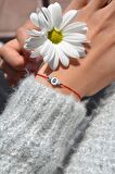 Kırmızı İpli Mini G Harf Bileklik