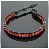 Doğal Taş / Varisit Slim Silindir Bileklik / Erkek Bileklik / Kadın Bileklik