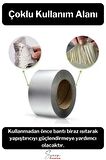 Su Geçirmez Sızdırmaz Alev Geciktirici Dayanıklı Sakız Bant 48 Mm X 2 Mt Alüminyum Tamir Bandı
