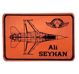 F16 Figting Falcon Deri Tulum İsimliği