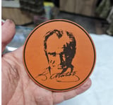 ATATÜRK Deri PEÇ - Arma - Askeri Patch