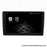 Araç Multimedya Toyota Avensis Android 12 Carplay 4Gb Ram + 64Gb Hdd 2009-2014 Navigasyon Ekran MYW