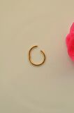 12 mm Gold  Çelik Piercing Helix Lob Conch