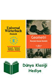 Universal Wörterbuch Deutsch - Türkisch / Türkisch - Deutsch + Geometri + Dünya Klasiği Hediye