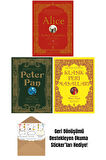 Alice + Peter Pan + Klasik Peri Masalları Özel Baskılar 3'lü Set (Ciltli) + Okuma Sticker'ları