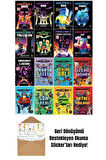 Minecraft Lisanslı 16 Kitap Set + Okuma Sticker'ları