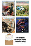 Harry Potter Serisi Ciltli Resimli Özel Baskılar 4 Kitap Set + Okuma Sticker'ları