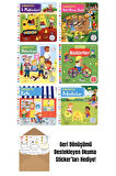 İş Bankası Hareketli Kitaplar Serisi 6 Kitap Set + Okuma Sticker'ları