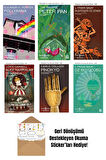 Pollyanna+Peter Pan+Muhteşem Oz Diyarı + Okuma Sticker'ları