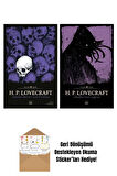 H. P. Lovecraft 2 Kitap Set + Okuma Sticker'ları