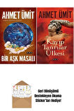 Bir Aşk Masalı + Kayıp Tanrılar Ülkesi / Ahmet Ümit 2 Kitap Set + Okuma Sticker'ları
