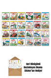 Dünyayı Öğreniyorum Serisi 24 Kitap Set + Okuma Sticker'ları