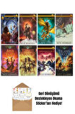 Rick Riordan Olimpos Kahramanları + Kane Günceleri (8 Kitap) + Okuma Sticker'ları