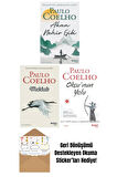 Akan Nehir Gibi + Mektub + Okçunun Yolu 3 Kitap Set + Okuma Sticker'ları