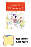 Alice in Wonderland + Yapışkanlı Not Kağıdı