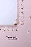 Pembe Renkli Kalp Model Çilek Kıkırdak Helix Piercing