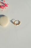 Zirkon Kalp Model Halka Piercing Tragus Helix Kıkırdak Küpesi