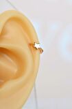 Yıldız Model Halka Piercing Tragus Helix Kıkırdak Küpesi