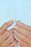 Kalp Atışı Model Halka Piercing Tragus Helix Kıkırdak Küpesi Sol Kulak