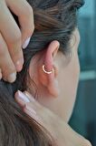 Kalp Atışı Model Halka Piercing Tragus Helix Kıkırdak Küpesi Sağ Kulak