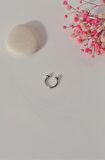 8mm Gümüş Renk Çelik Top Uçlu Piercing Tragus Helix Kıkırdak