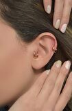 Halka Piercing Tragus Helix Kıkırdak Küpesi