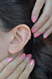 Üçtaş Halka Tragus Helix Kıkırdak Piercing