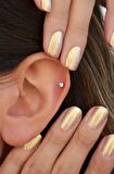 Tektaş Küçük Boy Helix Kıkırdak Tragus Piercing