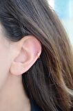 Düz Halka Tragus Piercing