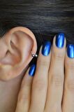 6 mm Gümüş Renk Çelik Top Uçlu Piercing Tragus Helix Kıkırdak