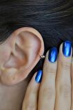 6 mm Rose Çelik Top Uçlu Piercing Tragus Helix Kıkırdak