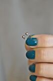 6 mm Rose Çelik Top Uçlu Piercing Tragus Helix Kıkırdak