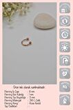 8 mm Rose Çelik Top Uçlu Piercing Septum Kıkırdak