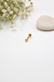 Tektaş Gold Çelik Top Piercing 8 mm