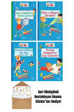 Brigitte Paul 4 Kitap Seti + Okuma Sticker'ları