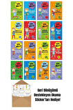 Sally Rippin 16 Kitap Seti + Okuma Sticker'ları