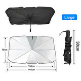 Araba Güneş Gölge Koruyucu Şemsiye Oto Ön Cam Güneşlik(145cm*79cm)