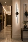 Sare Aplik Modern Tasarım Bronz Renk - Gün Işığı Ledli Banyo - Mutfak - Salon Led Duvar Aplik