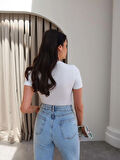  Beyaz Orj Crop Top